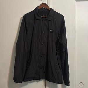 RVCA Black Windbreaker